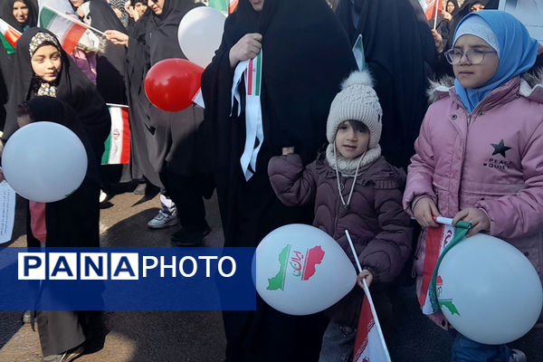 راهپیمایی 22 بهمن در شهر جعفریه قم