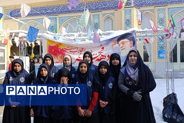 برگزاری راهپیمایی ۲۲ بهمن ماه در شهرستان نیشابور 