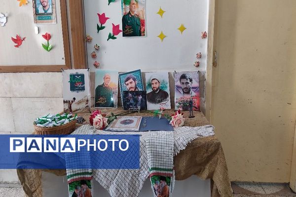 آغاز سال تحصیلی جدید و گرامیداشت هفته دفاع مقدس در دبیرستان شهید مجید دهنوی نیشابور