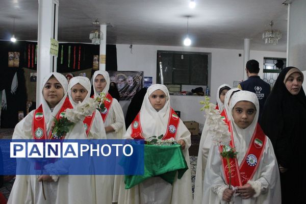 حضور قائم‌مقام سازمان دانش آموزی کشور در جمع پیشتازان معتکف گرمه 