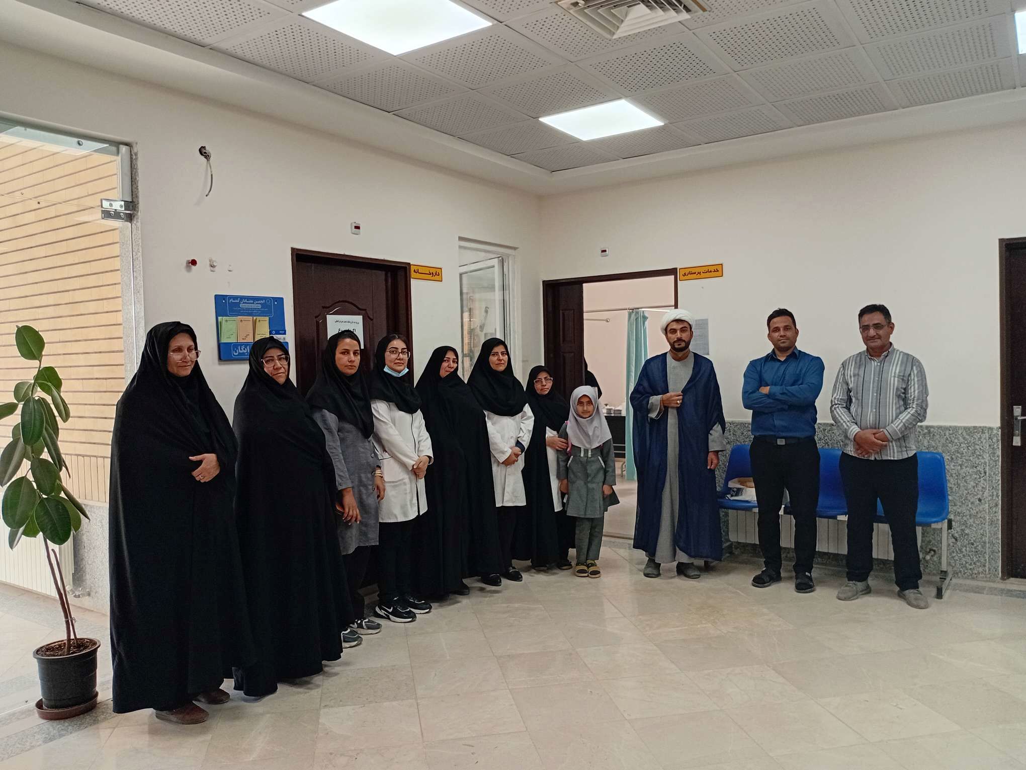 تقدیر از پرستاران روستای نقاب خلیل آباد