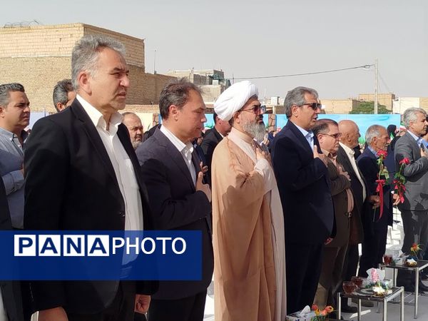 افتتاحیه مدرسه ۶ کلاسه نسیم دانایی روستای فدافن