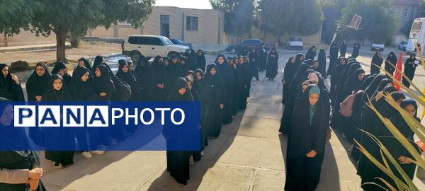 اعزام ۷۶ دانش‌آموز دختر فاریابی به مناطق عملیاتی جنوب کشور