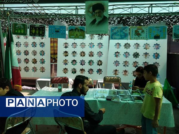 برپایی موکب شهدای شاهنامه و شهرداری منطقه ۱۲ و پذیرایی از زائران امام رضا (ع) در مشهد 