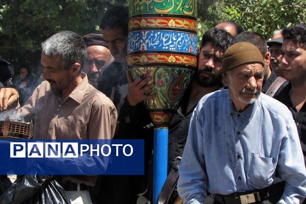  مراسم جاماندگان اربعین در روستای تحت منظر 