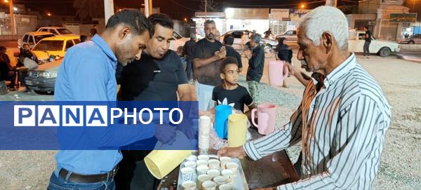 برپایی موکب خودجوش مردمی در مسجد صاحب‌‌‌الزمان لردمنجلی میناب