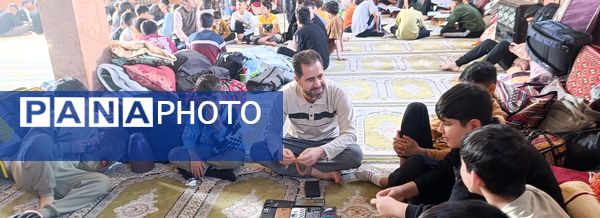 جلوه‌هایی از اعتکاف پسران آشخانه 