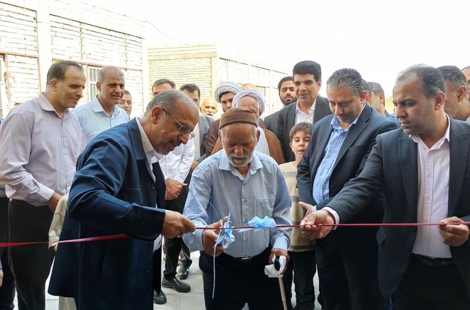 افتتاح مسجد امام جعفر صادق (ع)  هنرستان یاسایی میبد 