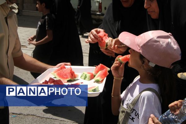 پیاده‌روی جاماندگان اربعین حسینی شهرستان بم 