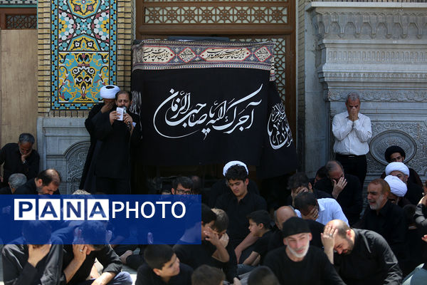 عرض تسلیت دسته‌های عزاداری سالروز شهادت امام باقر(ع) به کریمه اهل بیت