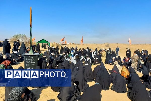 سفر دانش‌آموزان دختر ناحیه۶ مشهد به راهیان نور