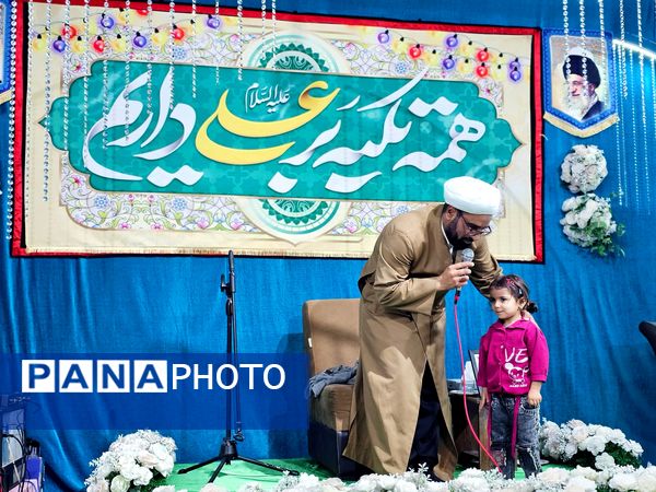 جشنی ماندگار در مهدیه عنبرآباد با طنین نام علی (ع)