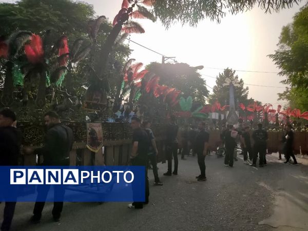 کاروان بزرگ علم گردانی در کاشان
