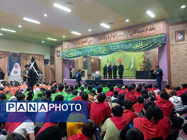 اعزام دانش‌آموزان پسر البرزی به اردوی زیارت اولی مشهد مقدس