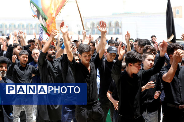 عزاداری روز تاسوعا در مسجد مقدس جمکران