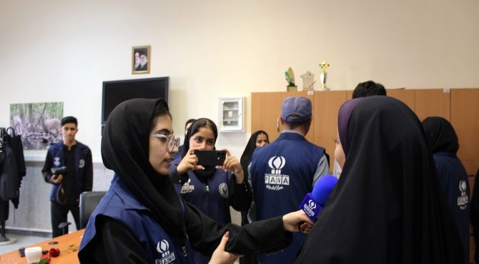 گفتگو خبرنگاران پانا با عوامل تحریریه صدا و سیما خراسان شمالی 