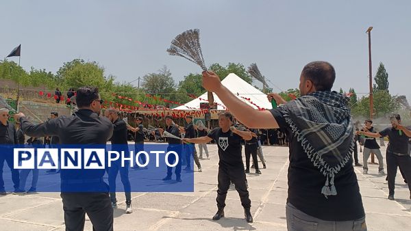 مراسم تاسوعای حسینی در آستانه سید سلطان فقیه‌الدین