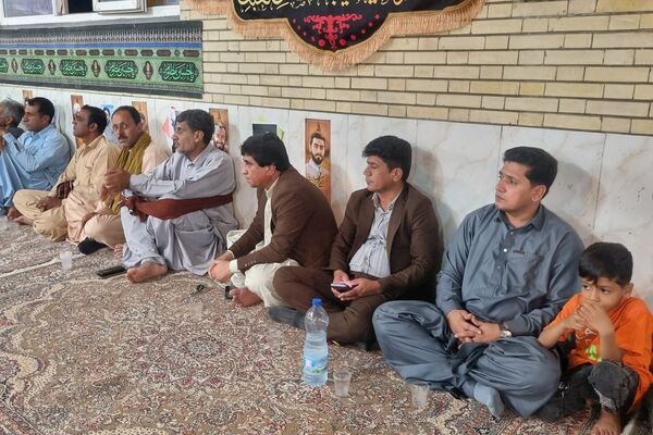 مراسم گرامیداشت شهید جهادگر حاج حمید حیدری در روستای مزرعه شهید بهشتی 
