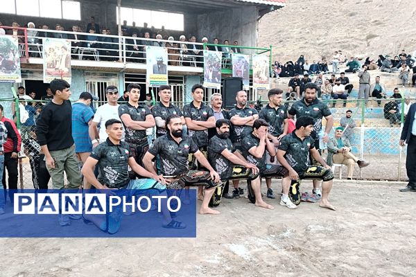 مسابقات بومی محلی در گود کشتی شهر بار نیشابور