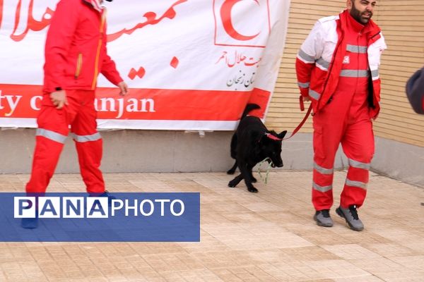 برنامه متمرکز مانور سراسری زلزله در زنجان