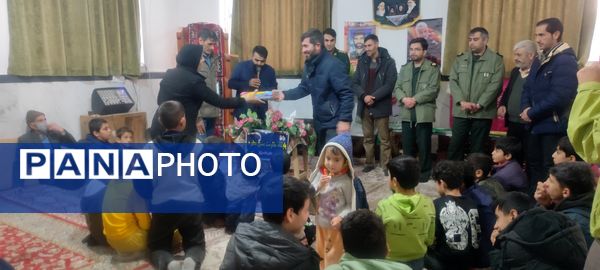 جشن ولادت حضرت علی (ع) پایگاه بسیج مطهره روستای تنسوان شیروان