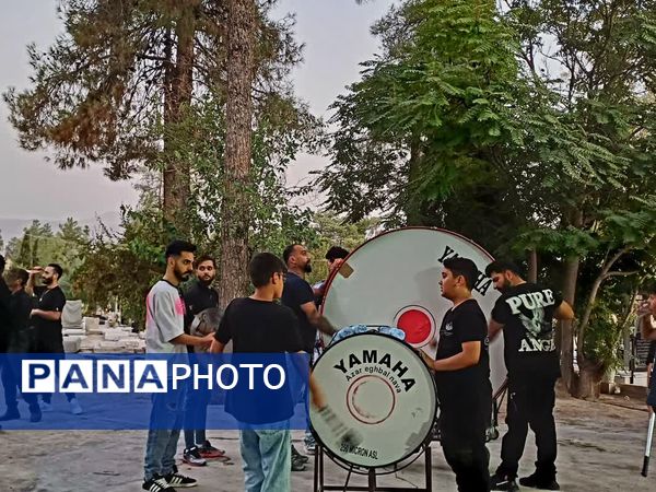 عزاداری جوانان در روز  رحلت نبی اکرم اسلام و امام حسن مجتبی (ع)