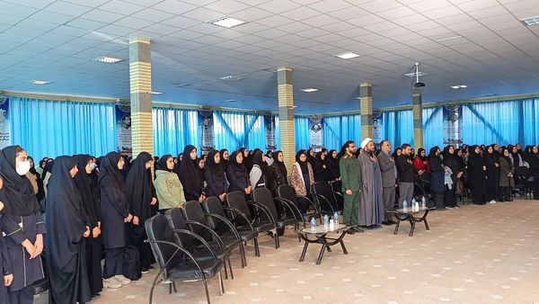 آیین سوگواری ایام فاطمیه در دبیرستان حضرت زینب(س) اسدآباد