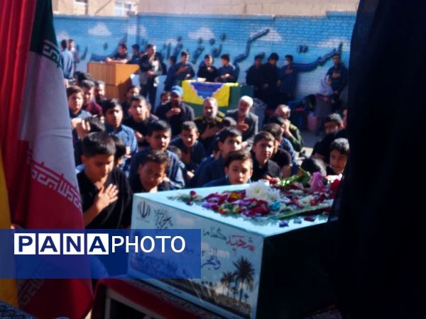 استقبال از شهید گمنام در مدارس ابرکوه