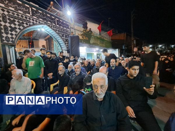 آیین خیمه سوزان در مسجد ابوالفضل قائمشهر