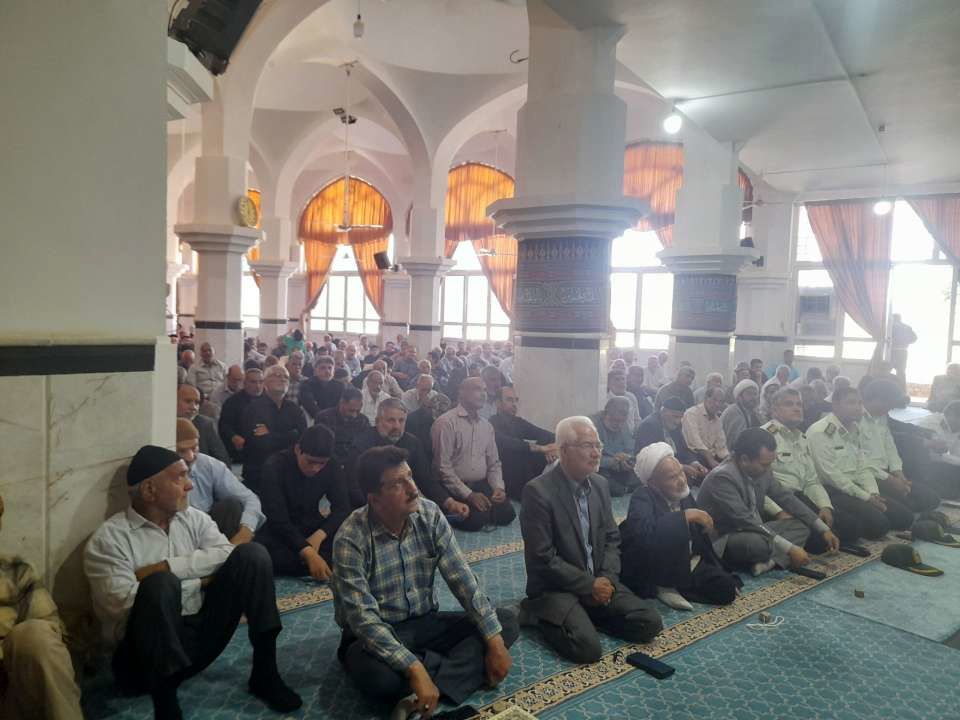 نماز عبادی سیاسی جمعه در مصلی مسجد جامع خلیل آباد