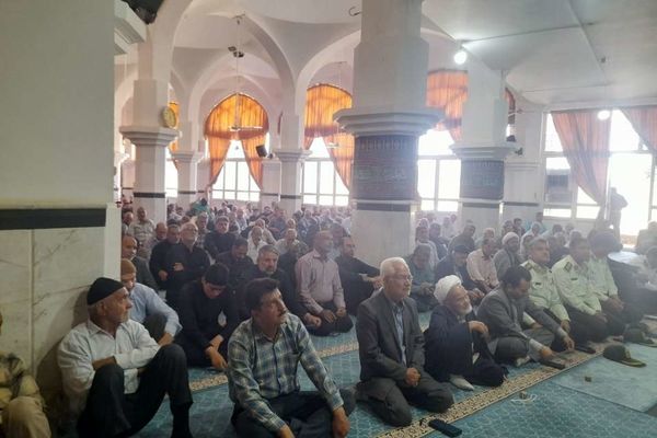 نماز عبادی سیاسی جمعه در مصلی مسجد جامع خلیل آباد