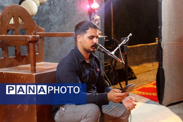 مراسم عزاداری شب هفتم ماه محرم الحرام در هیات مکتب‌‌‌الزهرا حاجی‌آباد 