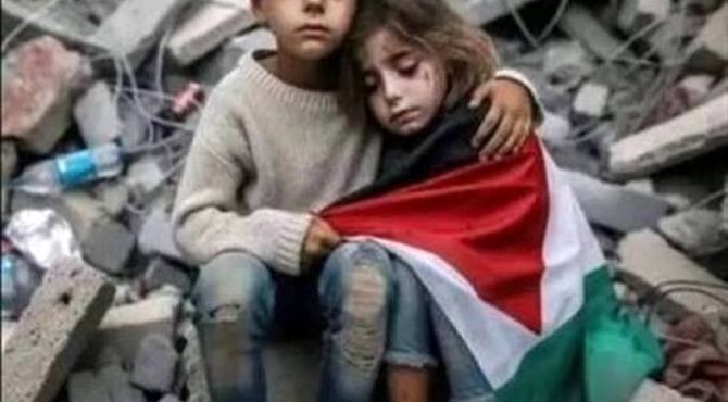 از دل آتش و ویرانی، امید می‌روید، روز جهانی همدردی با کودکان مقاوم فلسطین