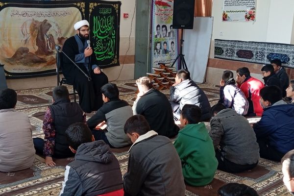 مراسم عزاداری دهه فاطمیه در دبیرستان ابن‌ سینا شهرستان بن 