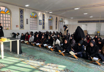 محفل انس با قرآن در هنرستان توسی