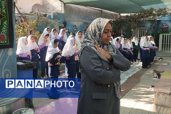 پیوند دل‌های دانش‌آموزان شهرقدس در سوگ حضرت زهرا(س)