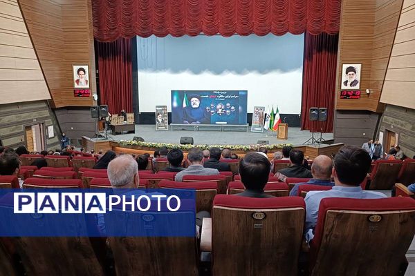 آیین گرامی داشت اولین سالگروز شهادت شهدای خدمت در سالن باغ ملی شهرستان قدس