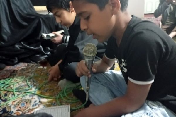 مراسم عزاداری ایام  فاطمیه در موکب مردمی شاهزاده علی اصغر فدافن 