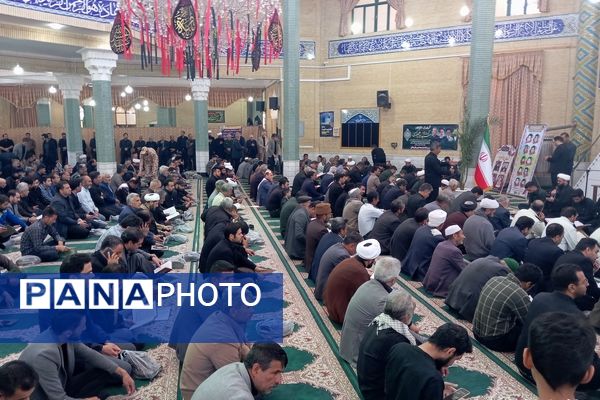 مراسم گرامیداشت شهید جمهور و شهدای سانحه بالگرد در شهرستان باخرز 