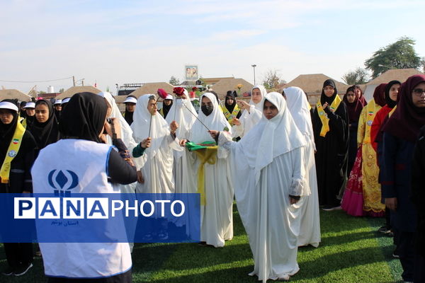 افتتاحیه اردوی تربیتی «تمشک» دختران استان بوشهر 