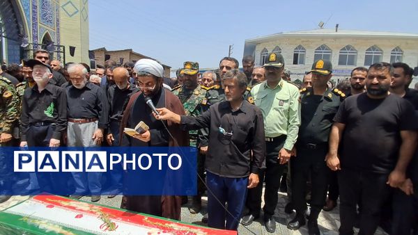 قائمشهر به سوگ شهید محمد حیدری قادیکلایی