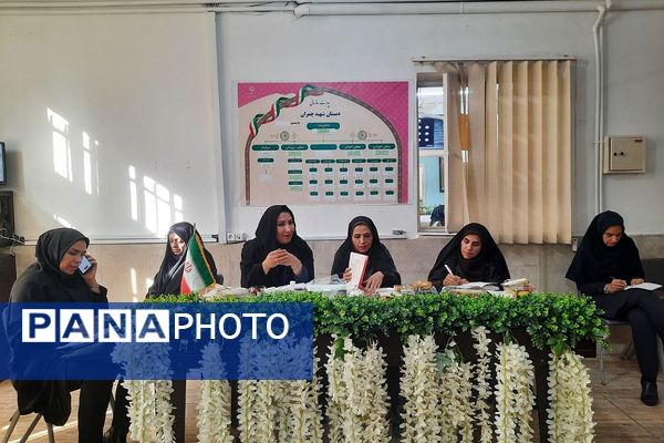 جلسه قطبی مدیران ابتدایی در دبستان شهید دکتر چمران ناحیه دو شهرری 