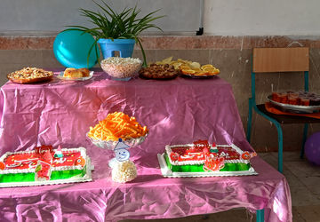  یلدای شاد در روستای داربلوط مدرسه شهید ابوالفضل شمس میزبان جشن کهن ایرانی