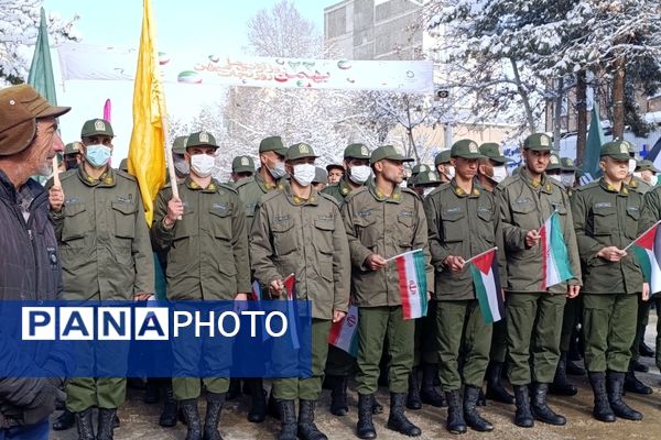 برگزاری راهپیمایی ۲۲ بهمن ماه در شهرستان نیشابور 