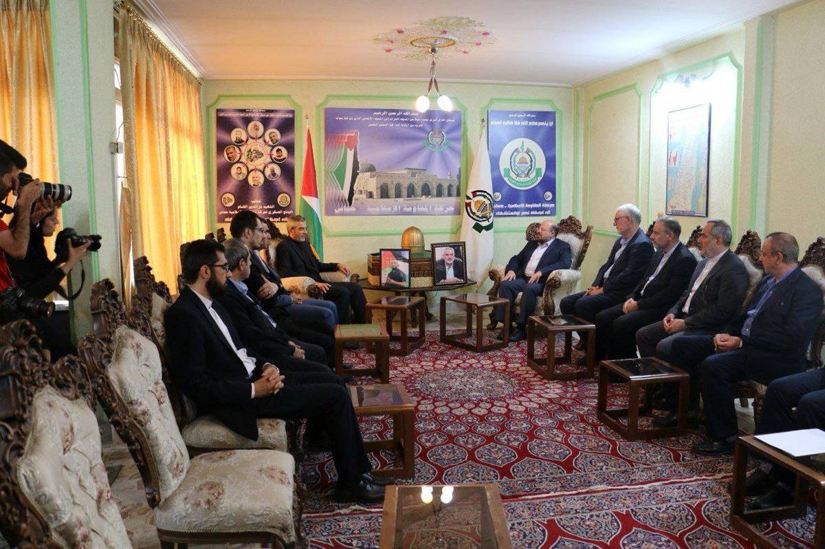 حضور باقری در دفتر حماس در تهران