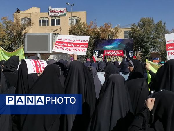 راهپیمایی با شکوه ۱۳ آبان ماه در شهرستان آباده