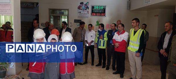 بیست و ششمین مانور سراسری زلزله شهرستان نطنز