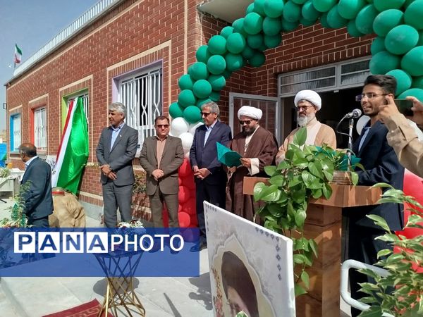  افتتاحیه مدرسه ۶ کلاسه نسیم دانایی روستای فدافن