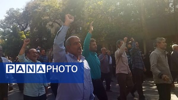 راهپیمایی بشارت نصر در نیشابور 