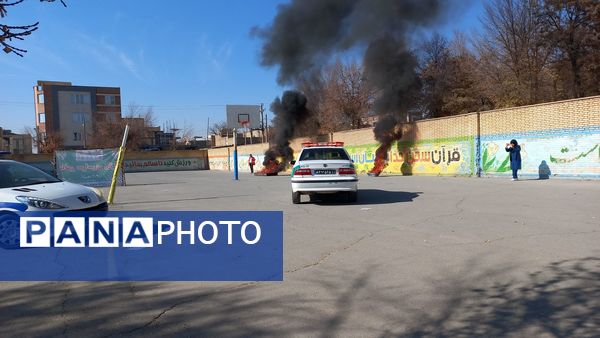 مدرسه شهید فاضل شهرکرد میزبان مانور زلزله و آمادگی دانش‌آموزان
